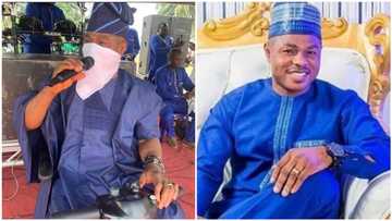 Coronavirus: Nigerians react to viral photo of Yinka Ayefele with 'face mask'