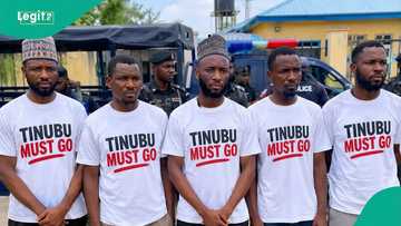 Just In: Police give actual reason for arresting men who wore 'Tinubu Must Go' shirts amid outcry