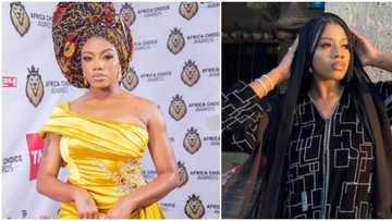 BBNaija fashion: Reality star Angel brings the heat in sizzling yellow dress at recent show