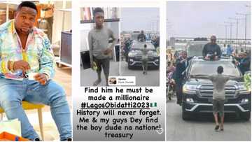 “His life gotta change”: Cubana Chiefpriest joins to look for boy who stood before Peter Obi’s convoy in Lagos