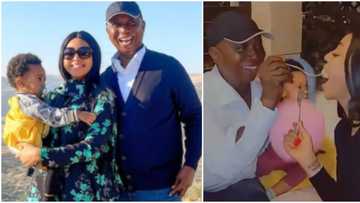 Ned Nwoko reveals why he left his other wives and kids out as he tours the world with Regina and Munir