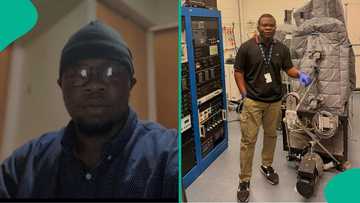 Nigerian man's throwback photo goes viral on X, shares job he did before relocating to Canada