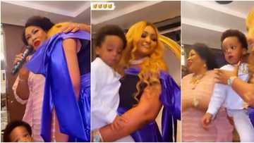 "You made me a millionaire": Regina Daniels’ mom gushes about daughter in emotional video at event, fans react