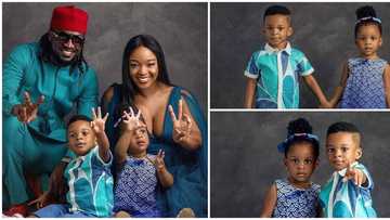 Doting dad Paul Okoye shares adorable photos of his set of twins as they turn 2