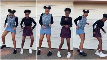 Vibes unlimited: 2 teens with natural hair show off uniform dance steps, cute video goes viral