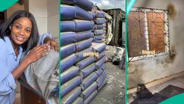 Lagos tenant buys building materials to renovate landlord's house, Nigerians ask questions