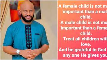 "Motivational speaker of the year": Yul Edochie stirs reactions with post about male and female children