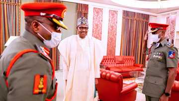 Buhari's new Aide-De-Camp resumes as ex-ADC proceeds on promotion course