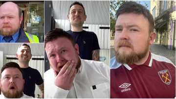 29-year-old bald-headed driver sheds tears of joy as hair replacement system makes him look "10 years younger"