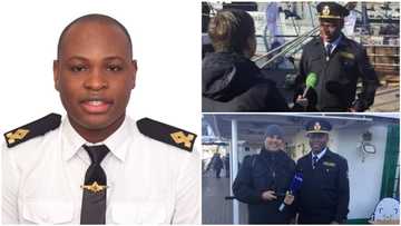 Man breaks record, becomes 1st Nigerian to reach Antarctica, the world's coldest place (photo)