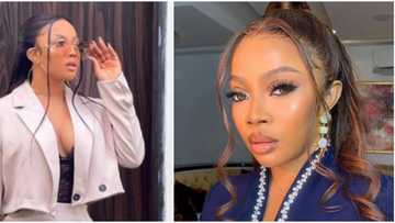 Work on your attitude: Lady advises Toke Makinwa over inability to keep a man despite her wealth and beauty