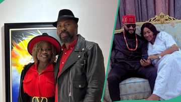 Linc Edochie’s wife, Yinka, says she doesn’t have ovaries, fans react: “Keep your marriage offline”