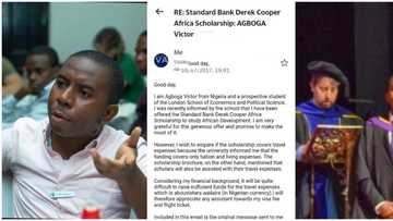 Nigerian man who once begged for money to cover his scholarship trip to UK succeeds, now gives loans in pounds