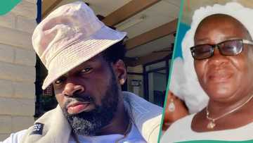 Tiwa's ex-hubby, Teebillz loses mum, heartbroken, shares pics at graveside: "I pray for healing"