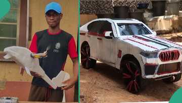 Talented boy who is secondary school graduates fabricates toy cars and impressive robots