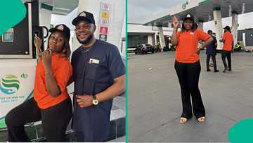 Nigerian couple open their second filling station years after starting together with no money