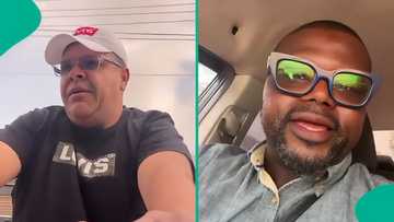 Video shows how oyinbo man rewarded driver for returning his missing wallet, people react