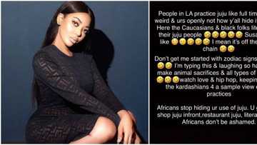 Africans stop hiding your juju, white people use juju every time: Singer Dencia says