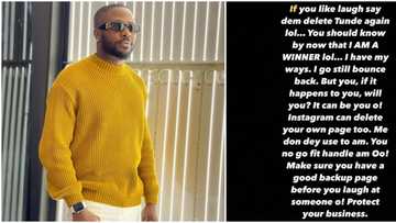 Instagram comes for Tunde Ednut again, yank his page off online platform, Nigerian celebrities show solidarity