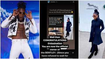 Burna Boy gifts sister, Nissi, who designed 2022 Range Rover luxury ride his Bentley