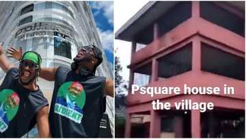 PSquare brothers: Man shares bad state of alleged family house of singers in village with their parents' grave