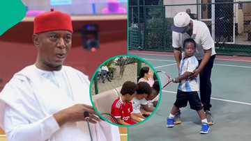 Ned Nwoko shares how he bonds with his family amid busy schedules, Regina's sons spotted in video