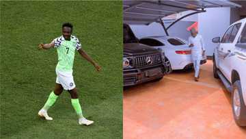 Bidiyon Ahmed Musa kusa da tsadaddun motocinsa a gidansa na Kano ya kayatar