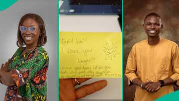Pastor who quarrelled with his wife at home displays note she sent him at work, thrills Nigerians