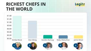 The richest chef in the world isn't Gordon Ramsay — The top 15 culinary fortunes ranked by net worth