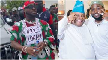 "History will never forget": Davido trends as Nigerians hail him for standing by his uncle senator Adeleke