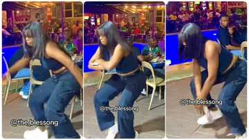 Nigerian lady reinvents local dance, makes captivating moves to the sound of beat, video emerges