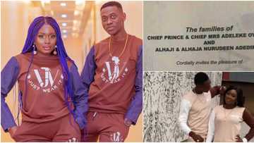 Adedimeji Lateef and Mo Bimpe's wedding card surfaces online, actors are set to marry in December