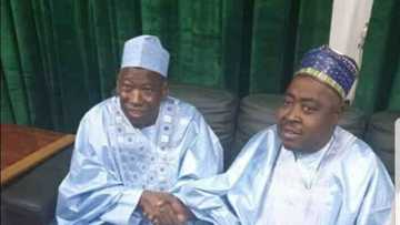 Intrigues as Ganduje reportedly accompanies PDP lawmaker who defeated Jibrin to NASS for swearing-in (photo)