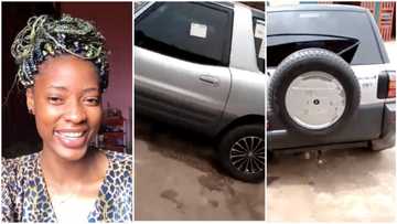 Nigerians react as lady claims anonymous admirer bought her a car (video)