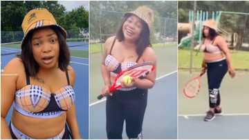 Good to see you healthy: Fans gush as Kemi Afolabi shares encouraging videos of herself playing tennis