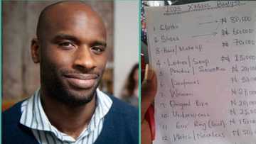 "Send it to your father": Man displays girlfriend's Christmas list of over N400k, photo trends
