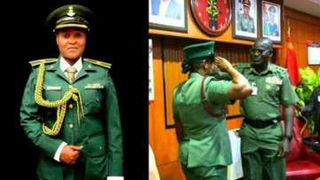 San barka: Mace ta farko a Arewa da ta fara kaiwa mukamin Manjo a hukumar soji