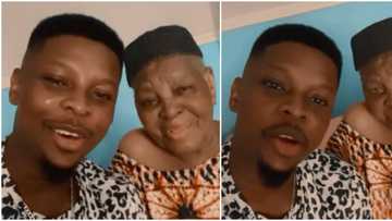 Actor Salami Rotimi celebrates his young looking 104-year-old grandmother