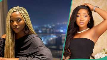 Sandra Okunzuwa loses it after Genevieve Nnaji supported her: "Somebody pinch me, I am losing it"