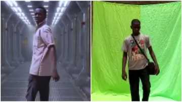 Meet Nigerian students who make amazing sci-fi movies with a small smart mobile phone and green screen (video)