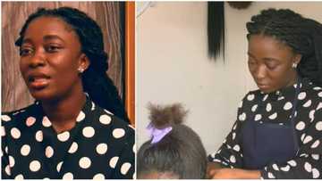 A kama sana'a: Mata ta kammala digiri da 1st class, ta ba da mamaki da fara sana'ar kitso