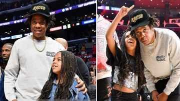 She said don’t mess with my curls: Blue Ivy & Jay Z trend after cute video at basketball game
