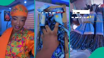 Nigerian lady flaunts huge money she saved for 'detty' December, post trends