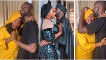 "Eye service go kill una:" Nigerians react to video of Anita Joseph and husband praying sweetly together