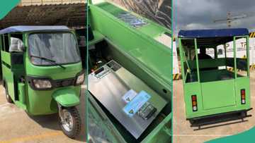 Fuel price: Man shares video of electric tricycle with rechargeable battery and can carry 6 people