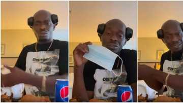 Comedian Mr Jollof slams hotel for selling nose mask for N750 despite him paying over N128k for a room