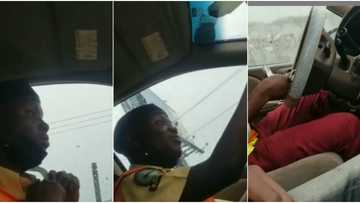 Huge reactions as LASTMA officer is caught taking bribe from motorist, revealing secrets of their operation