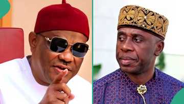 “Your wife is a trader, not an industrialist,” Wike silences Amaechi in trending interview