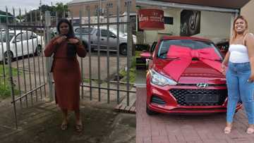 Whip alert: Young lady proudly buys herself a brand new car; explains how it "happened"