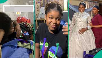 Bride Who Went Into Labour Night Before Wedding Shows Up at Ceremony, Video Triggers Reactions